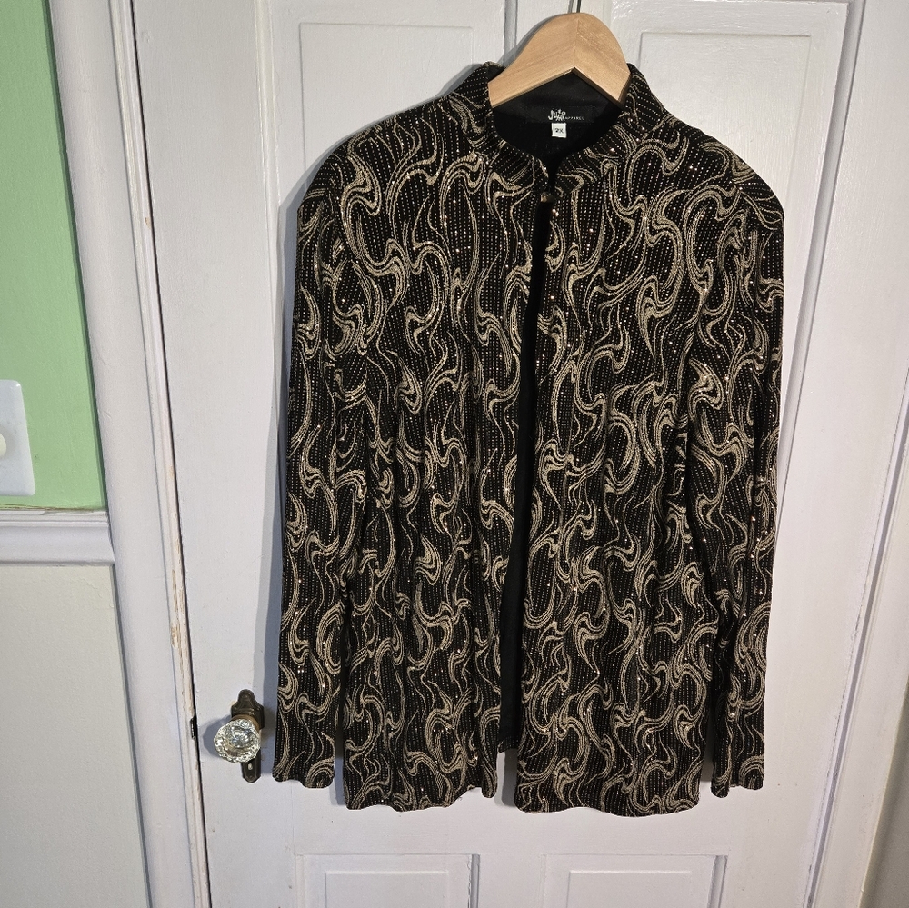 Jump Apparel Glittery Top Size 2X
